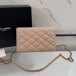Sito Replica Borsa a catena trapuntata Becky YSL Saint Laurent albicocca Imitazioni Replica perfette Borsa a catena trapuntata Becky YSL Saint Laurent albicocca
