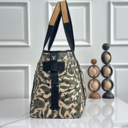 Replica perfette Borsa shopping Louis Vuitton con stampa mimetica M95783