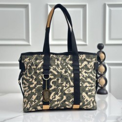 Replica perfette Borsa shopping Louis Vuitton con stampa mimetica M95783