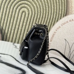 Sito Replica Zaino Chanel 23P Duma AS3860 Nero Imitazioni Replica perfette Zaino Chanel 23P Duma AS3860 Nero