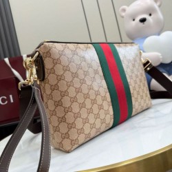 Replica perfette Borsa a tracolla media Gucci GG A002KX albicocca cristallo