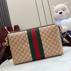 Replica perfette Borsa a tracolla media Gucci GG A002KX albicocca cristallo