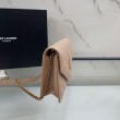 Borsa a catena trapuntata Becky YSL Saint Laurent albicocca