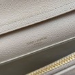 Borsa a catena trapuntata Becky YSL Saint Laurent albicocca