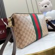 Borsa a tracolla media Gucci GG A002KX albicocca cristallo