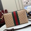 Borsa a tracolla media Gucci GG A002KX albicocca cristallo