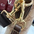 Borsa a tracolla media Gucci GG A002KX albicocca cristallo