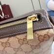 Borsa a tracolla media Gucci GG A002KX albicocca cristallo