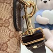 Borsa a tracolla media Gucci GG A002KX albicocca cristallo