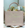 Borsa book tote Dior piccola/media/grande rosa con motivo floreale Borsa book tote Dior piccola/media/grande rosa con motivo floreale