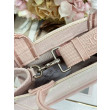 Borsa book tote Dior piccola/media/grande rosa con motivo floreale Borsa book tote Dior piccola/media/grande rosa con motivo floreale