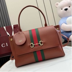 Replica perfette Borse  a mano media Gucci 875018 Paparazzo Marrone