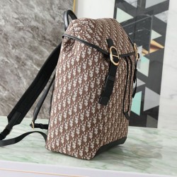 Replica perfette Zaino Dior Jett Oblique Da Uomo Marrone