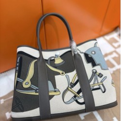 Replica perfette  Perfetta Hermes Garden Party Edizione limitata con design Garden Graffiti 30/36