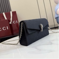 Replica perfette Borsa  1:1 a tracolla Gucci Dionysus 876531  tela GG Nero
