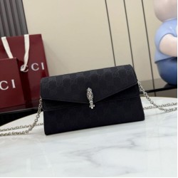 Replica perfette Borsa  1:1 a tracolla Gucci Dionysus 876531  tela GG Nero
