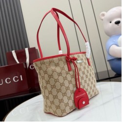 Sito Replica Borsa 1:1 tote piccola Gucci Tribeca tela rossa 25cm Imitazioni Replica perfette Borsa 1:1 tote piccola Gucci Tribeca tela rossa 25cm