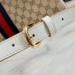 Borse Replica a bauletto grande Gucci 866734 albicocca/bianca