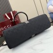 Borsa a bauletto grande Gucci 866734 Nero