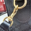 Borsa a bauletto grande Gucci 866734 Nero
