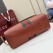 Borse Replica a mano media Gucci 875018 Paparazzo Marrone