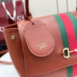 Borse Replica a mano media Gucci 875018 Paparazzo Marrone