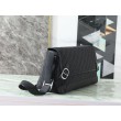 Borsa a tracolla Dior Jett Flap Oblique Nero