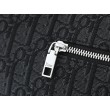 Borsa a tracolla Dior Jett Flap Oblique Nero