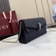 Borsa Replica 1:1 a tracolla Gucci Dionysus 876531  tela GG Nero