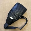 Borsa a tracolla imbracatura da uomo Bottega Veneta nera