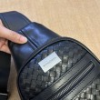 Borsa a tracolla imbracatura da uomo Bottega Veneta nera