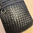 Borsa a tracolla imbracatura da uomo Bottega Veneta nera
