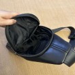 Borsa a tracolla imbracatura da uomo Bottega Veneta nera