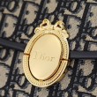 Borsa a tracolla piccola Dior Médaillon M3921 con patta e catena