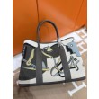 Replica Perfetta Hermes Garden Party Edizione limitata con design Garden Graffiti 30/36