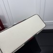 Borsa tote grande Gucci Tribeca con charm A0034D tela bianca