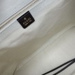 Borsa tote grande Gucci Tribeca con charm A0034D tela bianca