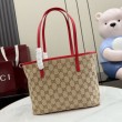 Borsa Replica 1:1 tote piccola Gucci Tribeca tela rossa 25cm