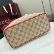 Borsa Replica 1:1 tote piccola Gucci Tribeca tela rossa 25cm