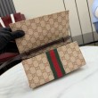 Pochette piccola Gucci con tracolla A002KM tela GG marrone