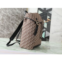 Zaino Dior Jett Oblique Da Uomo Marrone