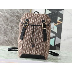 Zaino Dior Jett Oblique Da Uomo Marrone