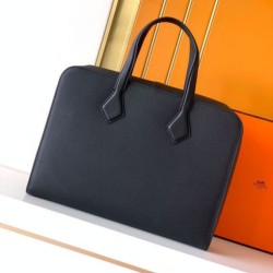 Sito Replica Valigetta da lavoro Hermes Elephant Nero Imitazioni Replica perfette Valigetta da lavoro Hermes Elephant Nero