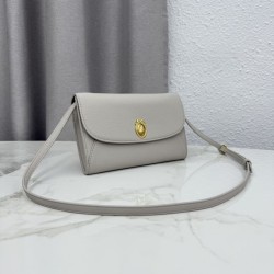 Pochette Dior Médaillon con tracolla Grigia