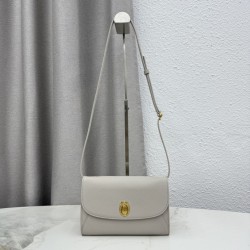 Pochette Dior Médaillon con tracolla Grigia