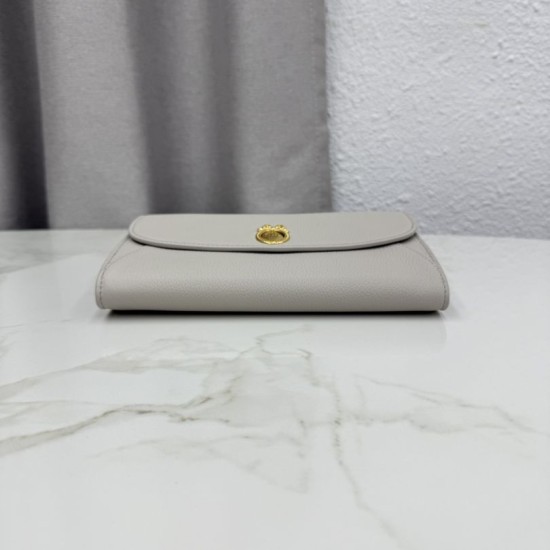 Replica perfette Pochette Dior Médaillon con tracolla Grigia
