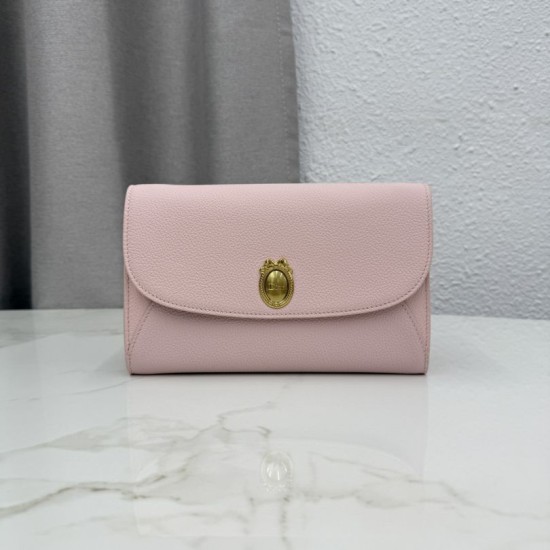 Replica perfette Pochette Dior Médaillon con tracolla Rosa