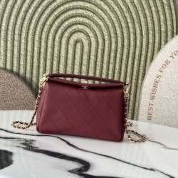 Replica perfette Borsa a tracolla Chanel 26S AS6255 CC con manico superiore Rosso