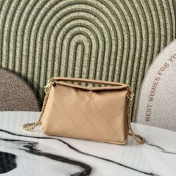 Replica perfette Borsa a tracolla Chanel 26S AS6255 CC con manico superiore giallo terra