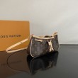 Borsa Replica 1:1 a secchiello LV Nano East-West Frivole Monogram M29537